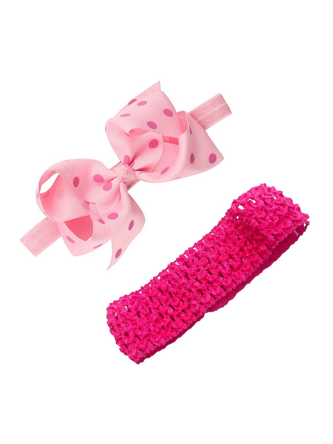 

BAESD Girls Set of 2 Lace Hair Accessory Set, Pink