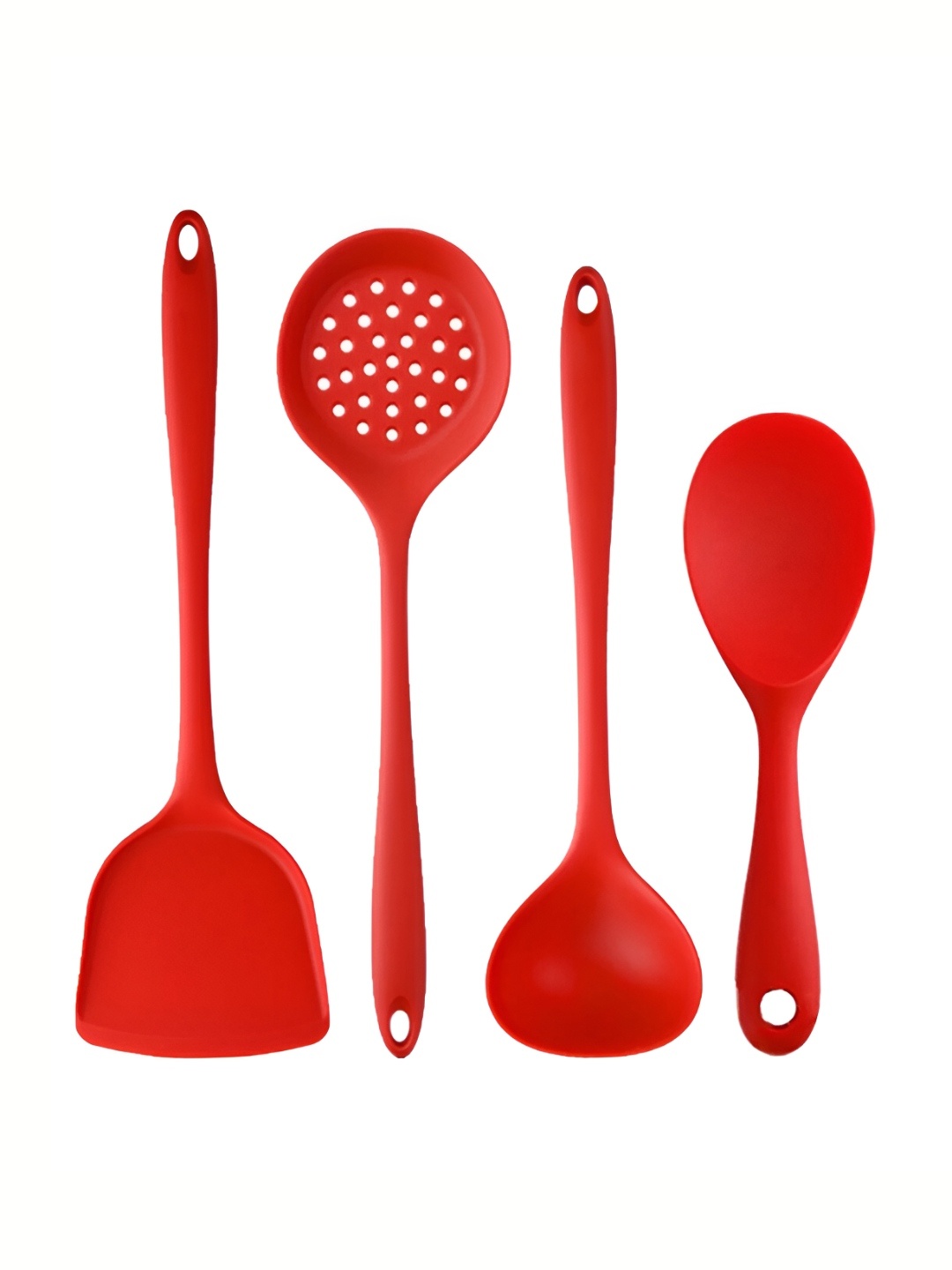 

P-Plus International Red 4 Pieces Silicon Scraper Spatula