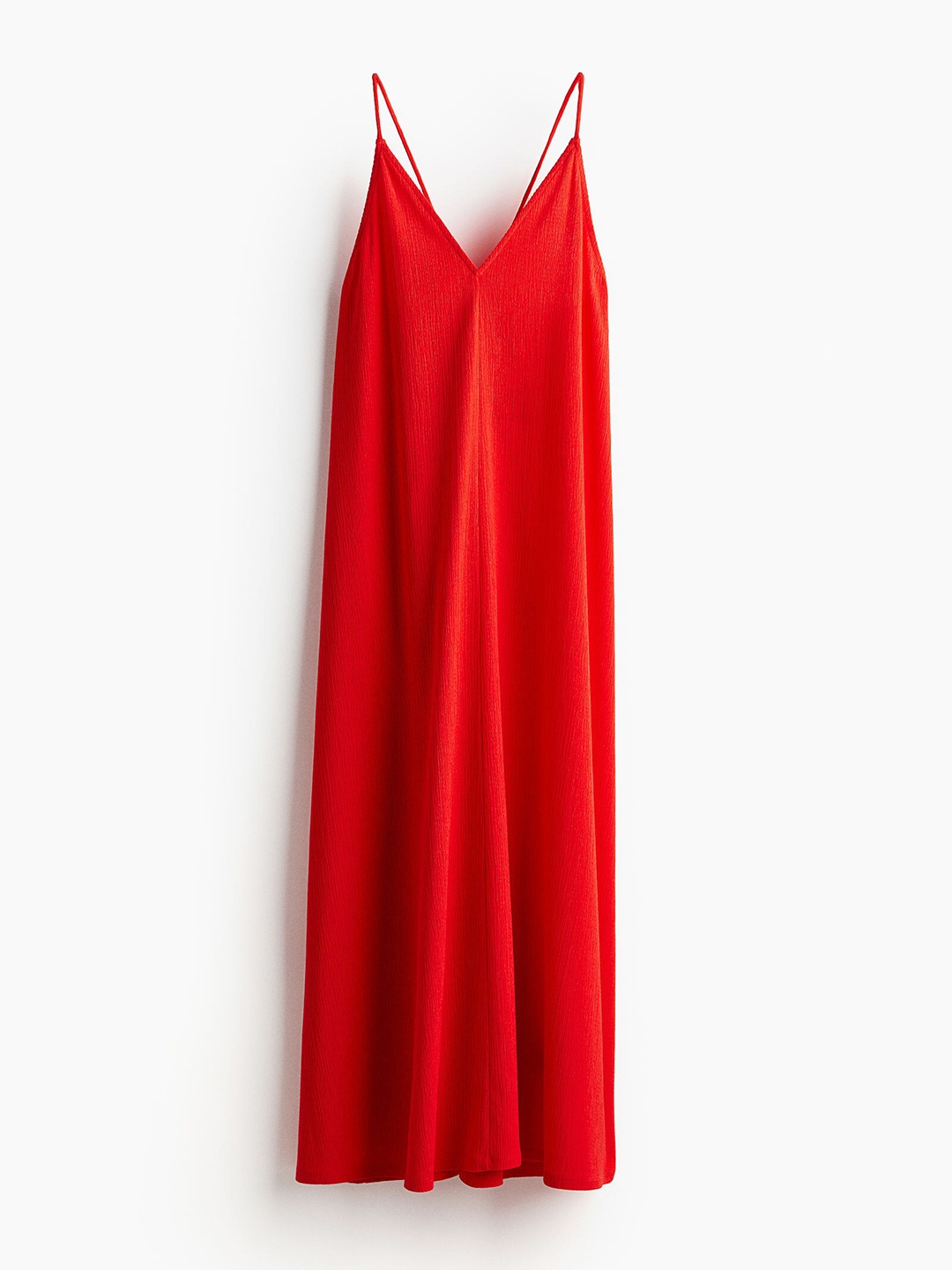 

H&M Women Textured Jersey Maxi Dress, Red