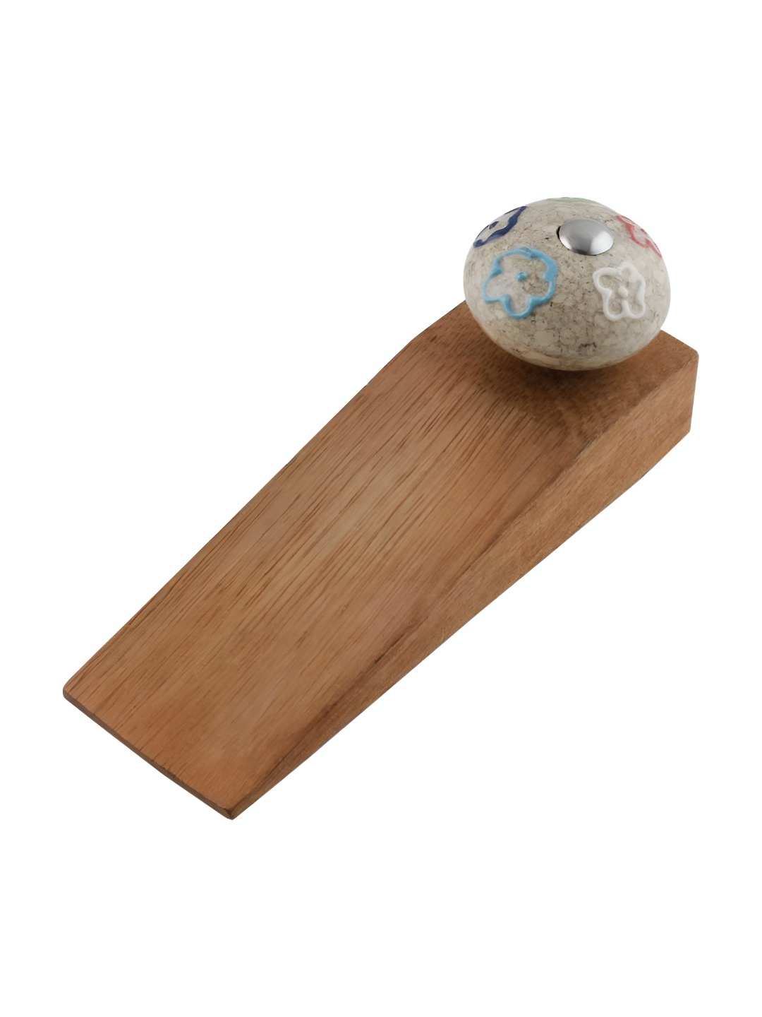 

Indianshelf Grey & Beige Crackle Door Stopper