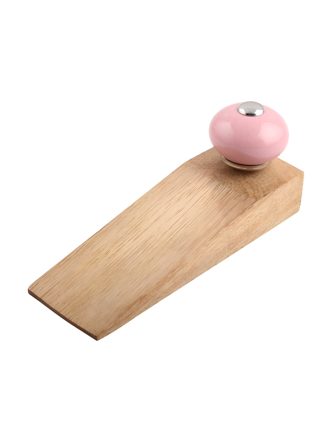 

Indianshelf Pink & Beige Round Door Stopper