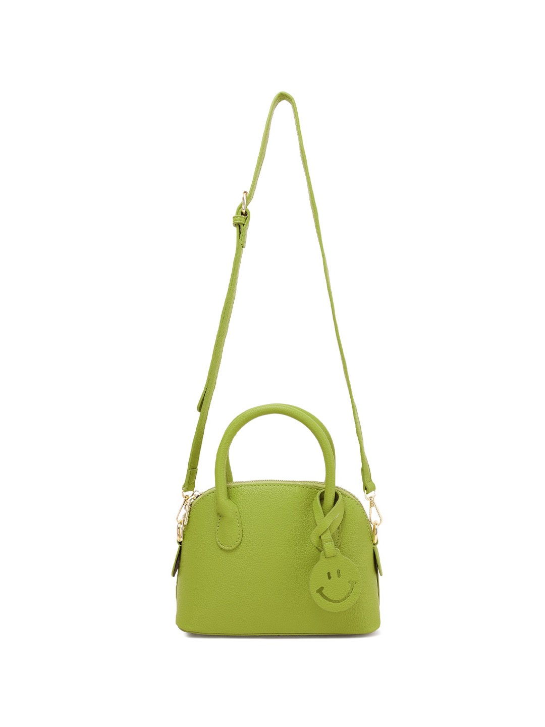 

London Rag Structured Handheld Bag with Applique, Green