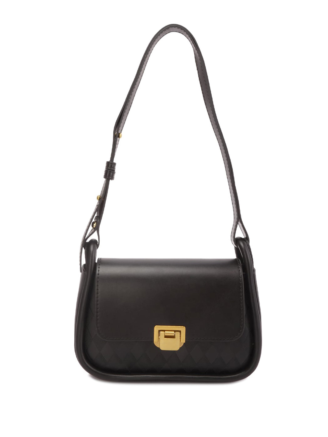

London Rag Baguette Shoulder Bag, Black