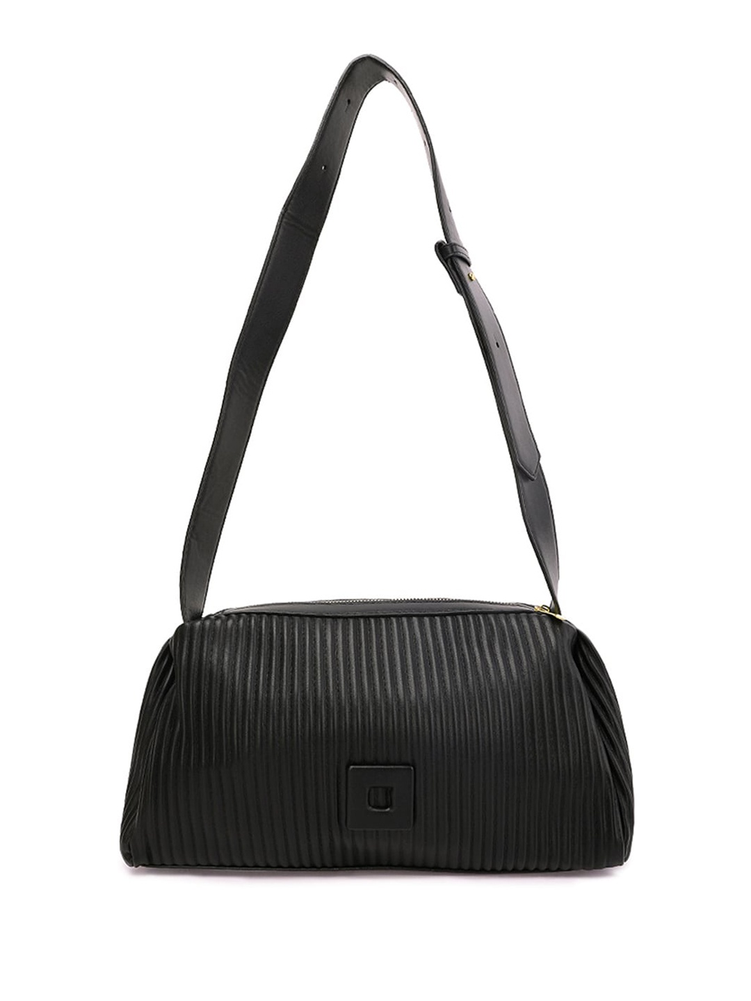 

London Rag Striped Swagger Sling Bag, Black