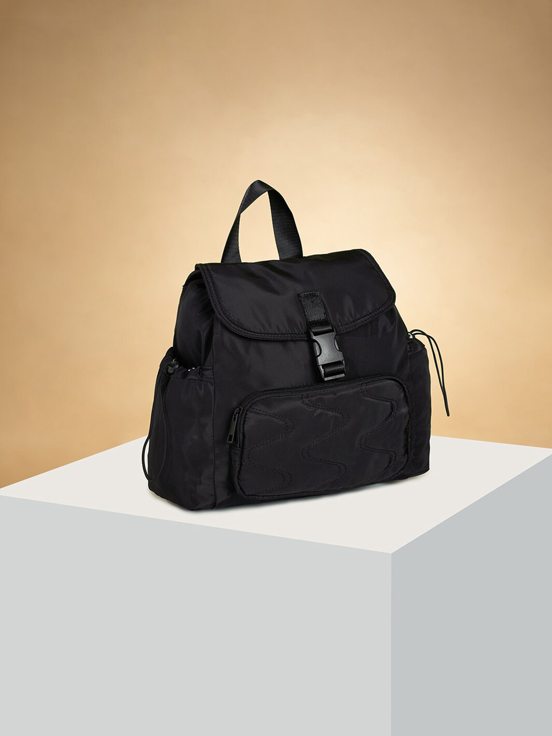 

Forever Glam by Pantaloons Women Ergonomic Backpack, Black