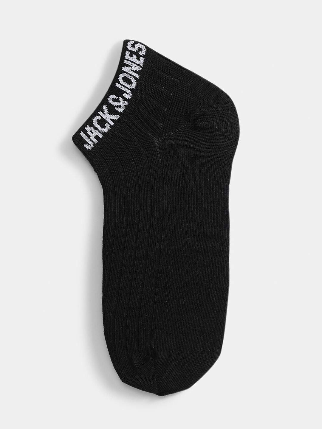 

Jack & Jones Men Pack Of 5 Ankle Length Socks, Black