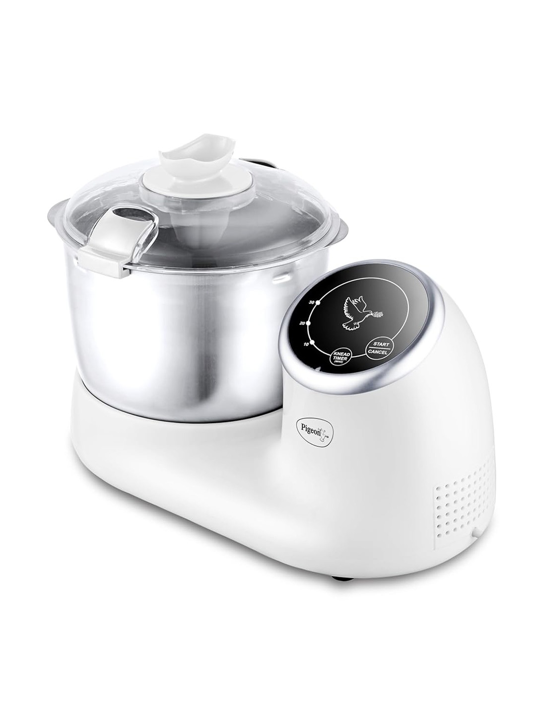 

Pigeon Automatic Electric Atta Kneader & Dough Maker With 2 Jars, White