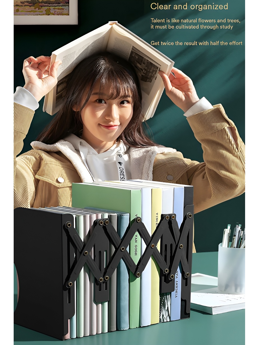 

SYGA Black Regular Magazine Organiser