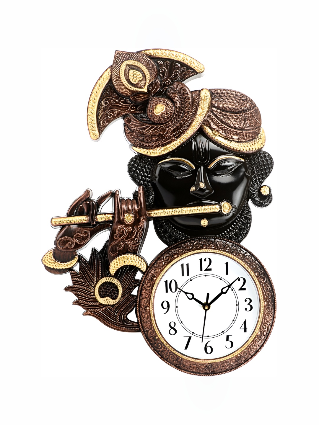 

Attractionz Black & Beige Wall Clock