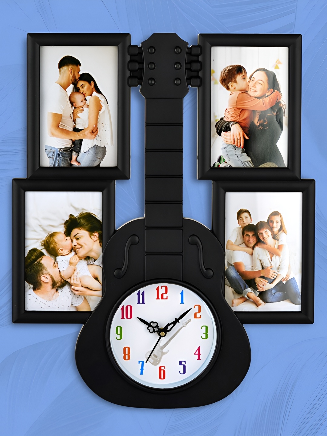 

Attractionz Black & Beige Analogue Contemporary Round Wall Clock