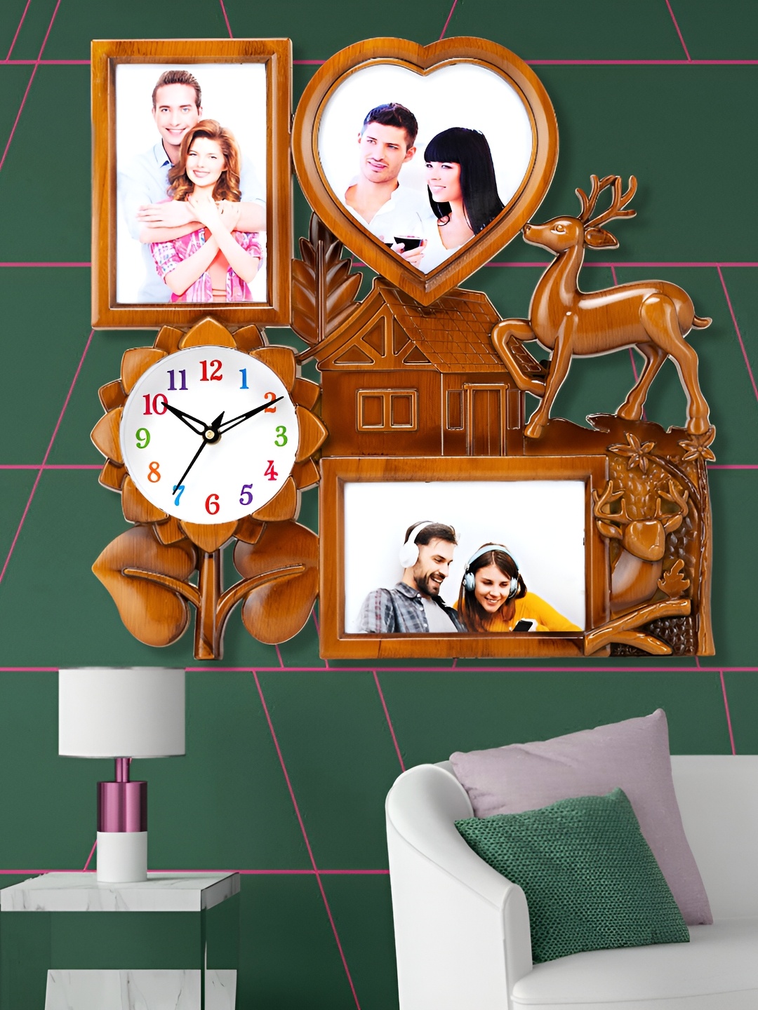 

Attractionz Beige Wall Clock