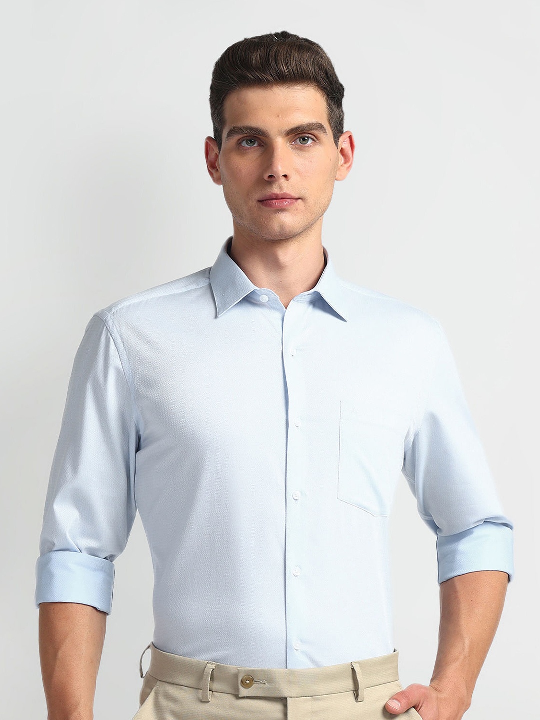 

Arrow Men Opaque Formal Shirt, Blue