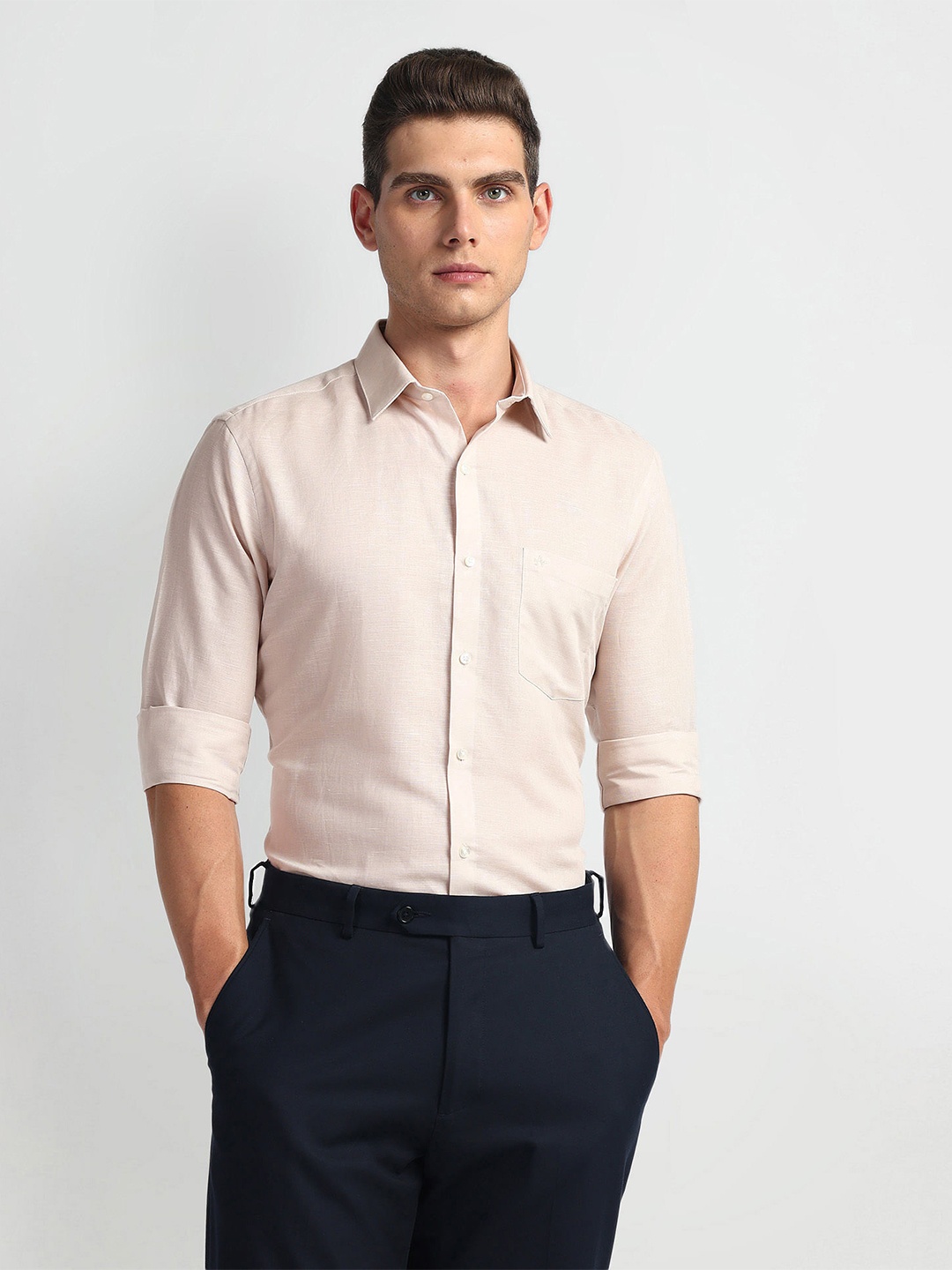 

Arrow Men Opaque Formal Shirt, Off white