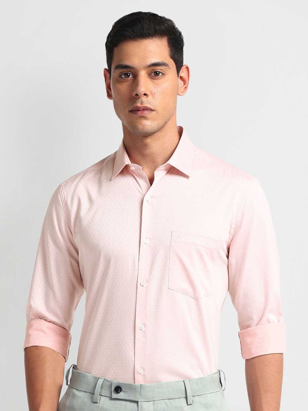 

Arrow Men Opaque Formal Shirt, Pink