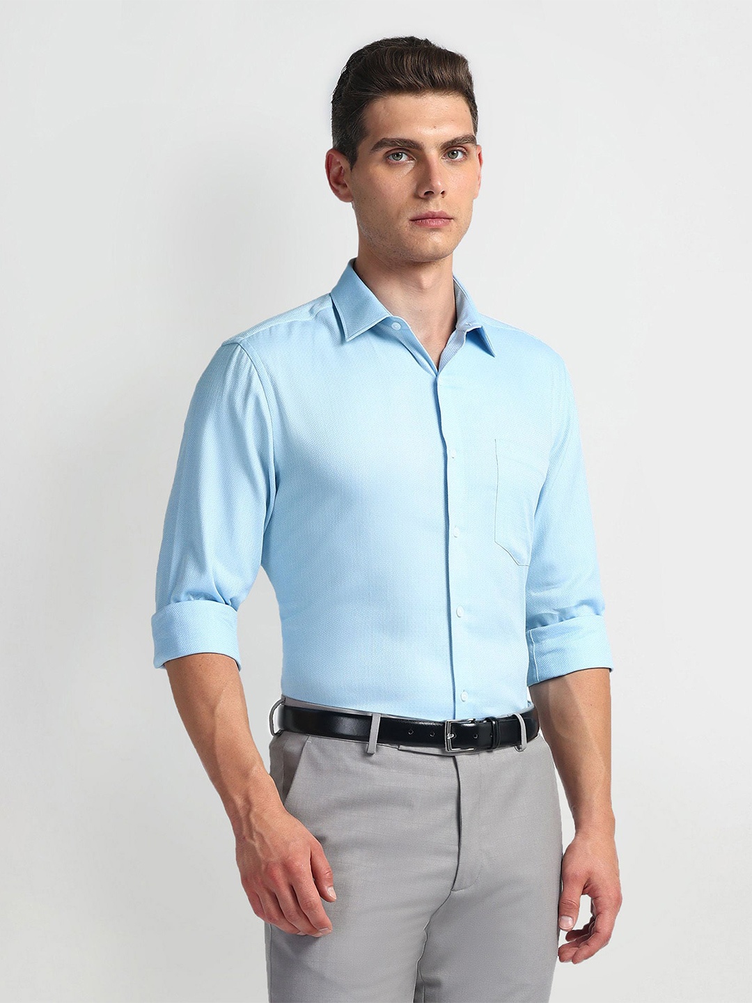 

Arrow Men Opaque Formal Shirt, Blue