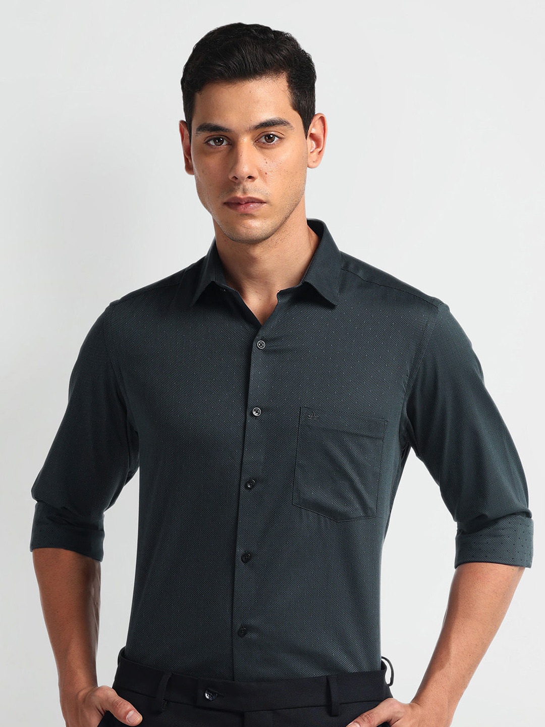 

Arrow Men Opaque Formal Shirt, Grey
