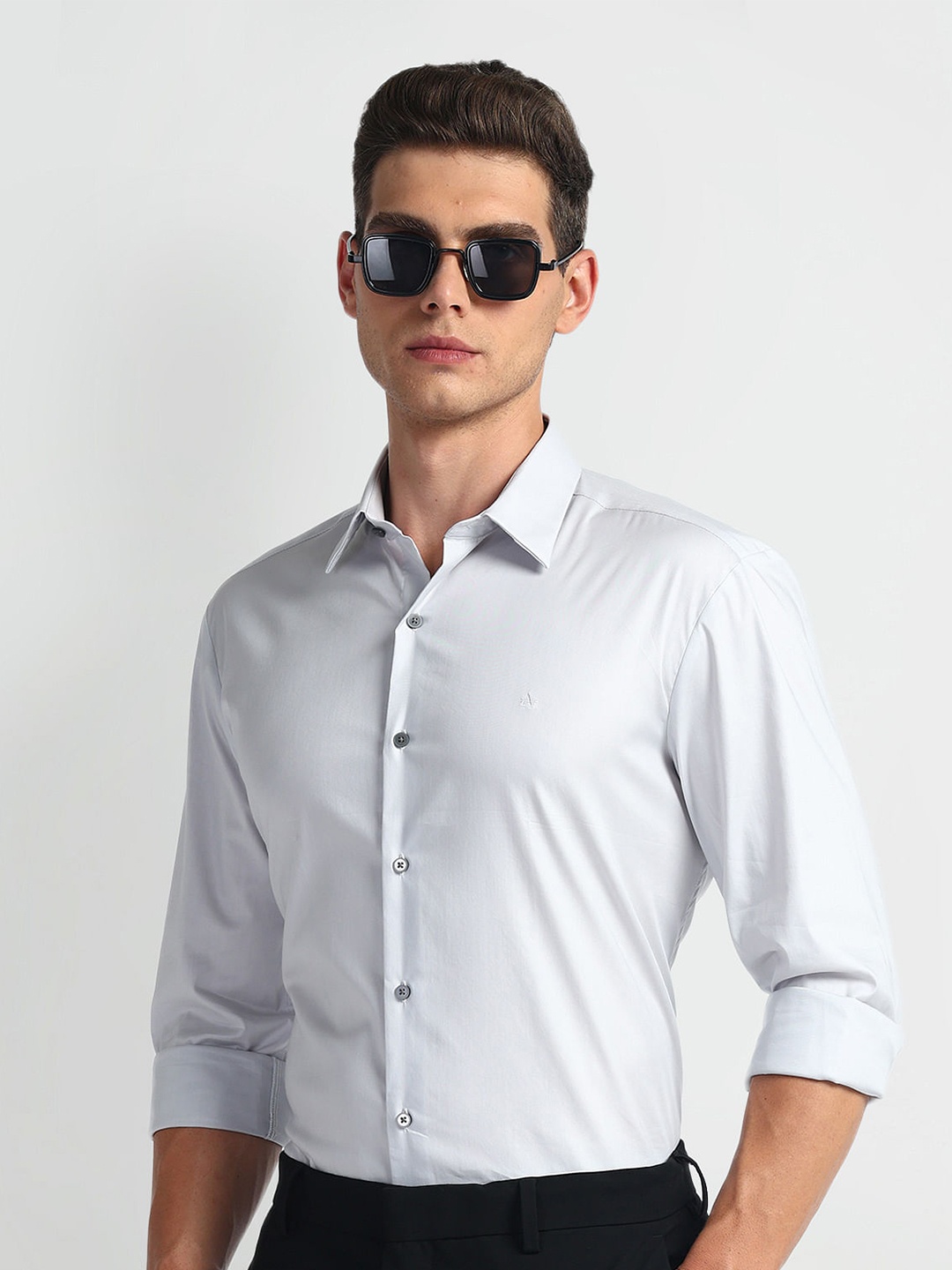 

Arrow New York Men Slim Fit Opaque Formal Shirt, White