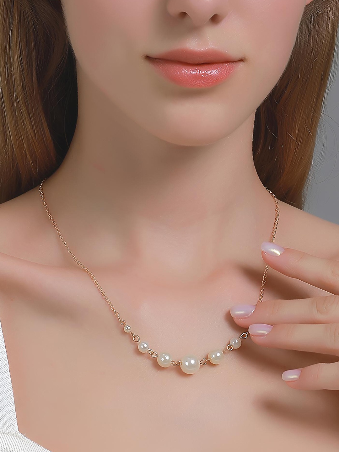 

Goho Minimal Necklace, Gold