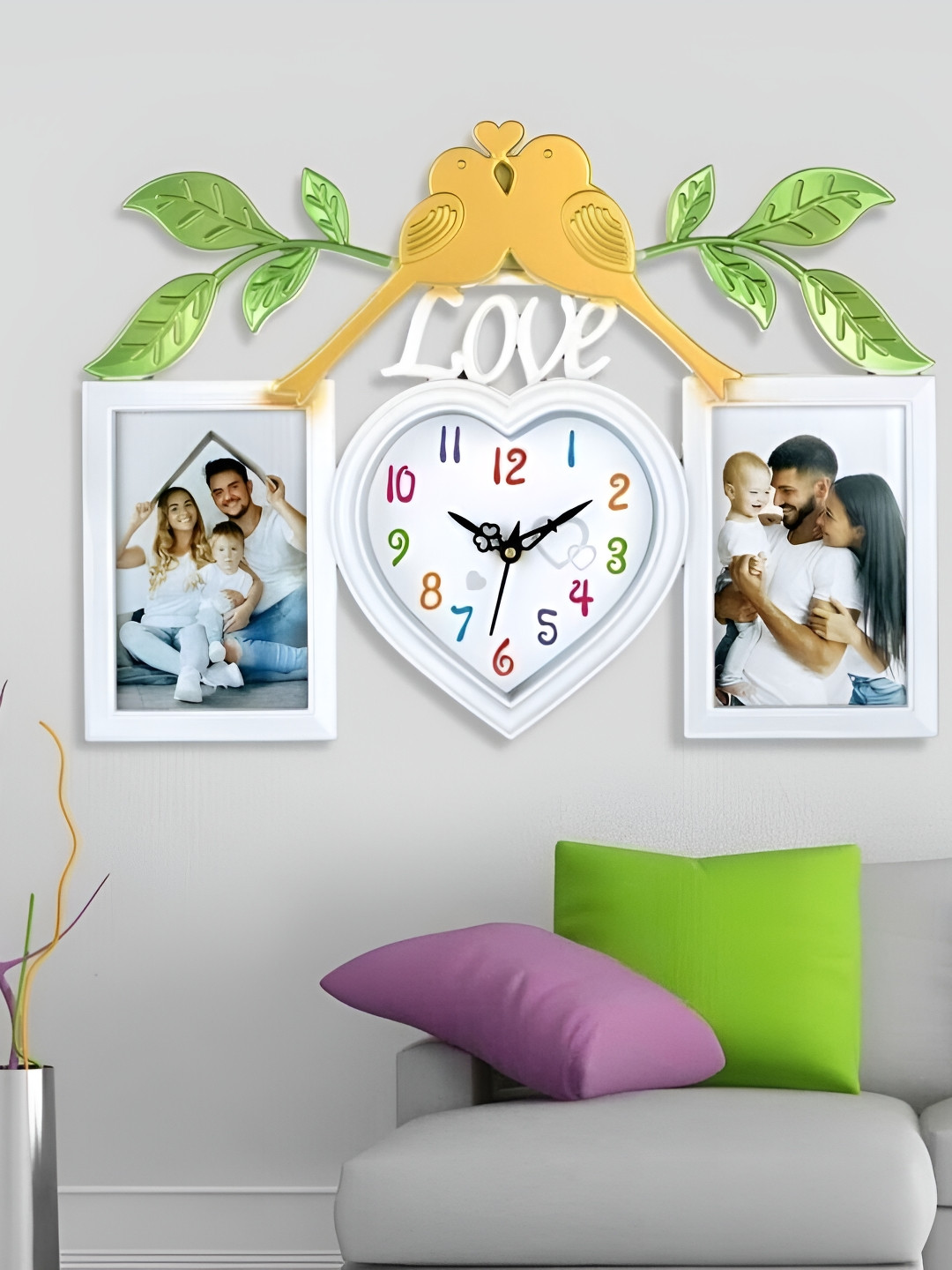 

Attractionz White Wall Clock