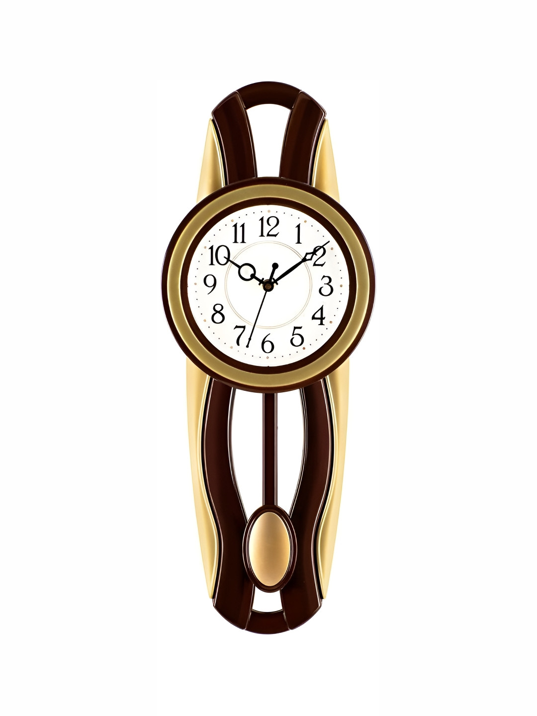 

Attractionz Gold-Toned Wall Clock