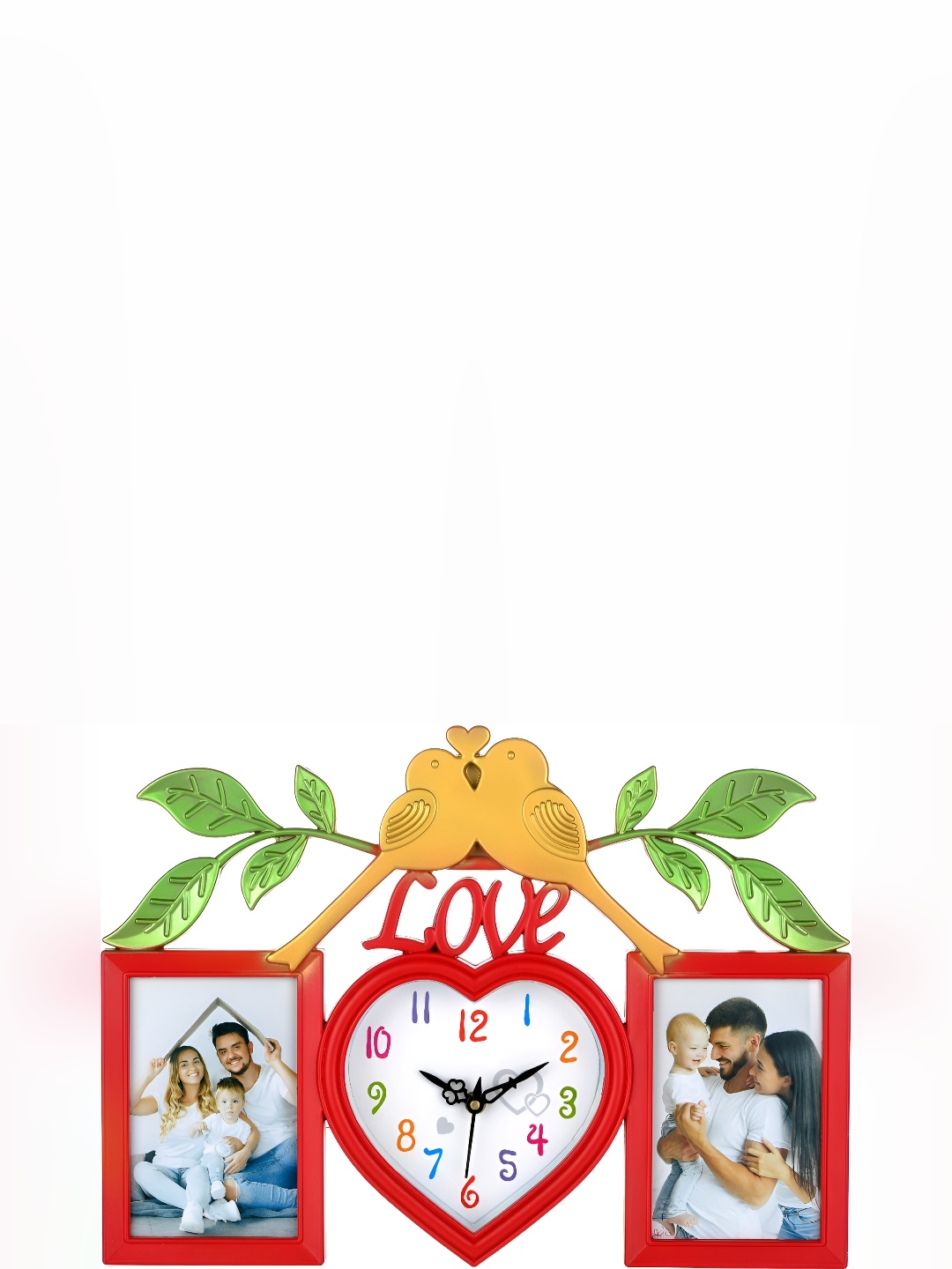 

Attractionz Red Bird Shaped Wall Clock