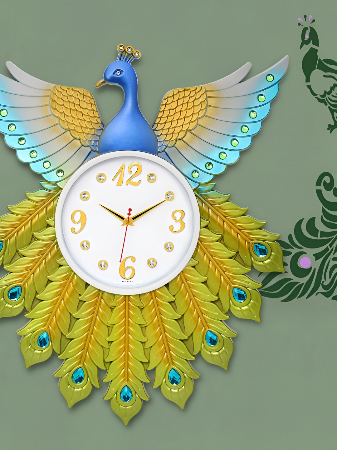 

Attractionz Yellow Wall Clock