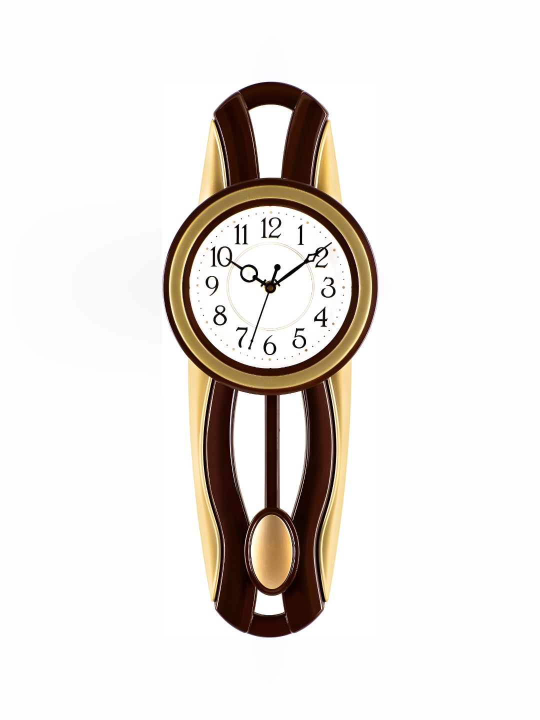 

Attractionz Gold-Toned Wall Clock