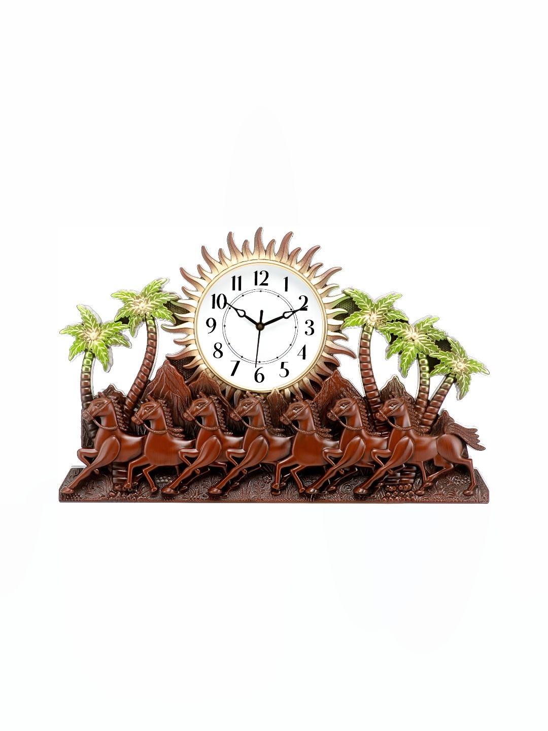

Attractionz Brown & Beige Wall Clock