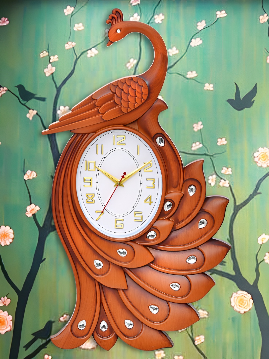 

Attractionz Quirky Brown & Beige Wall Clock