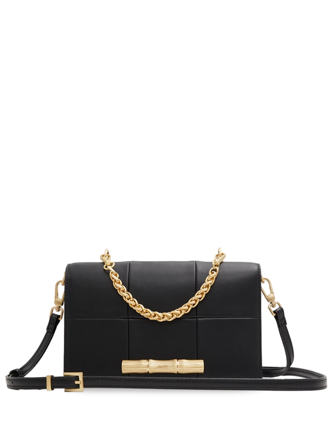 

ALDO Kardojan Textured Structured Sling Bag, Black