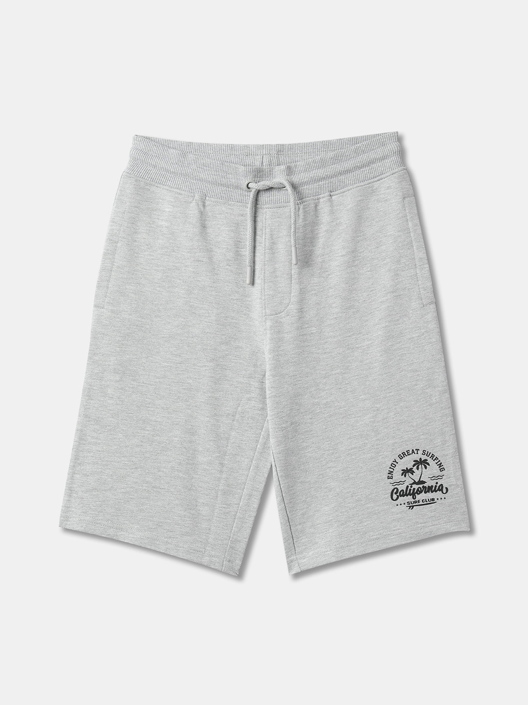 

R&B Boys Mid-Rise Shorts, Grey