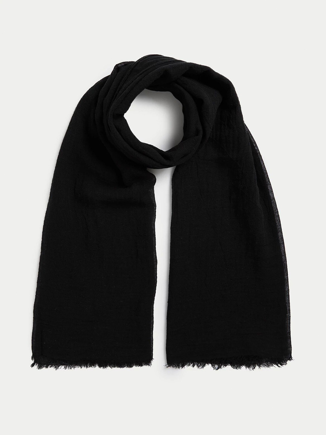 

Marks & Spencer Solid Scarf, Black
