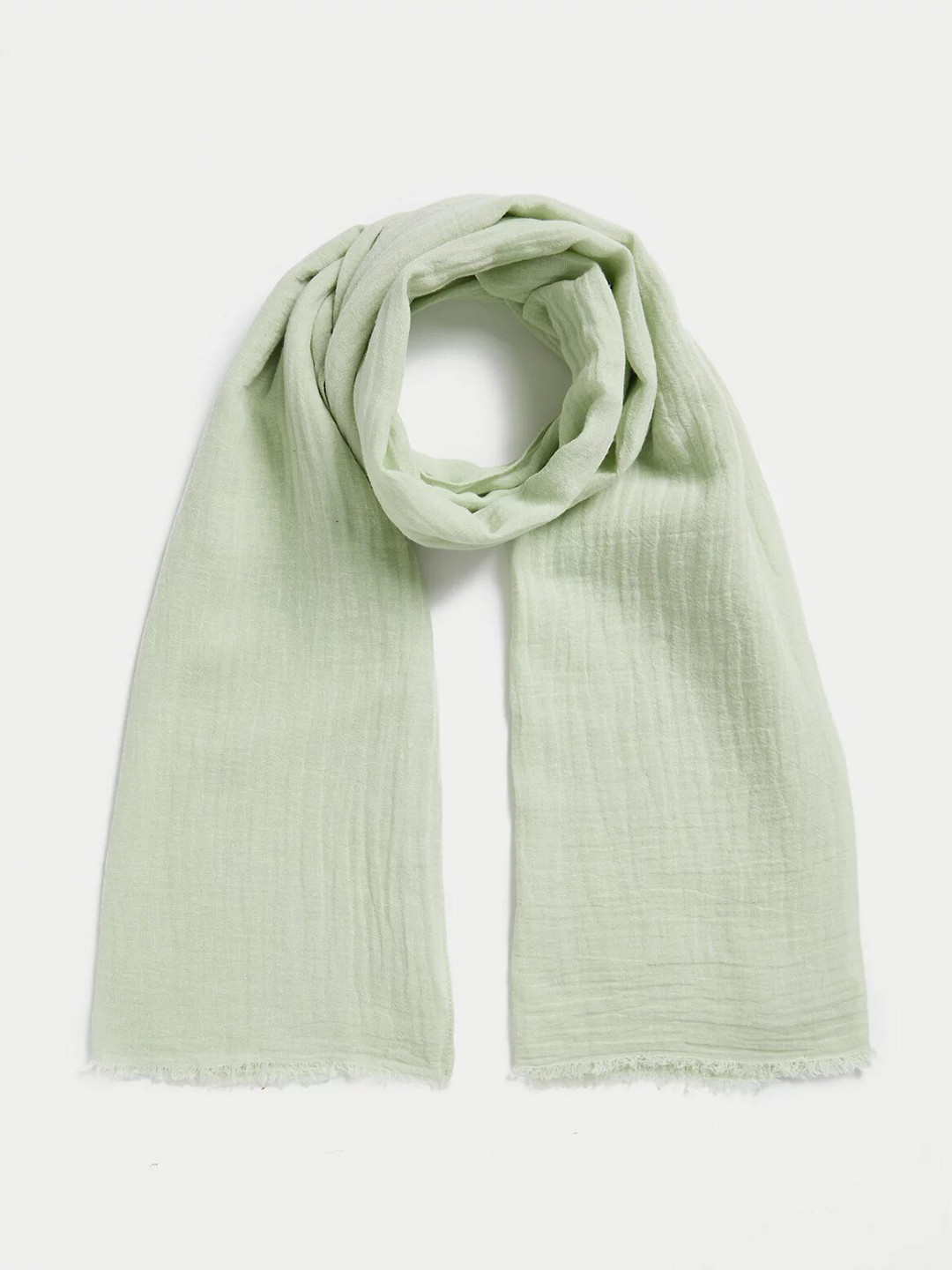 

Marks & Spencer Textured Scarf, Green