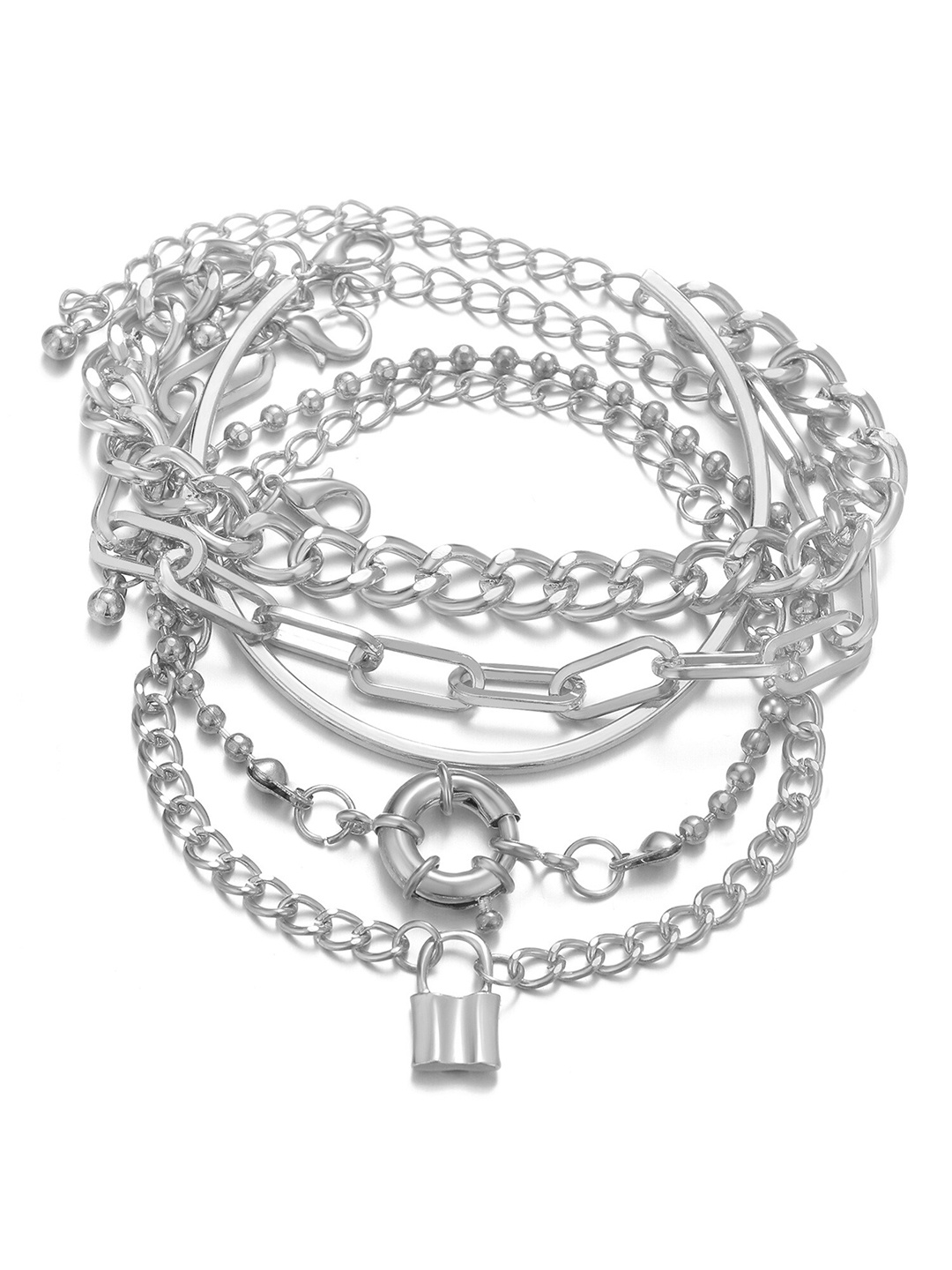 

Goho Multistrand Chain Bracelet, Silver