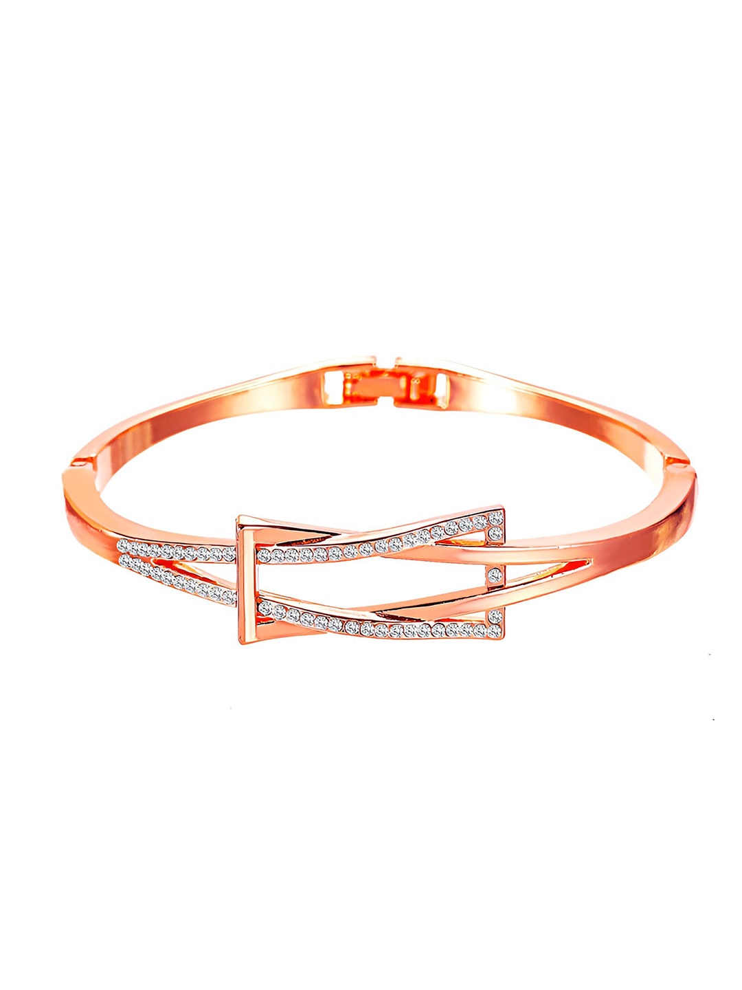 

Goho Stones Studded Bangle-Style Bracelet, Rose gold