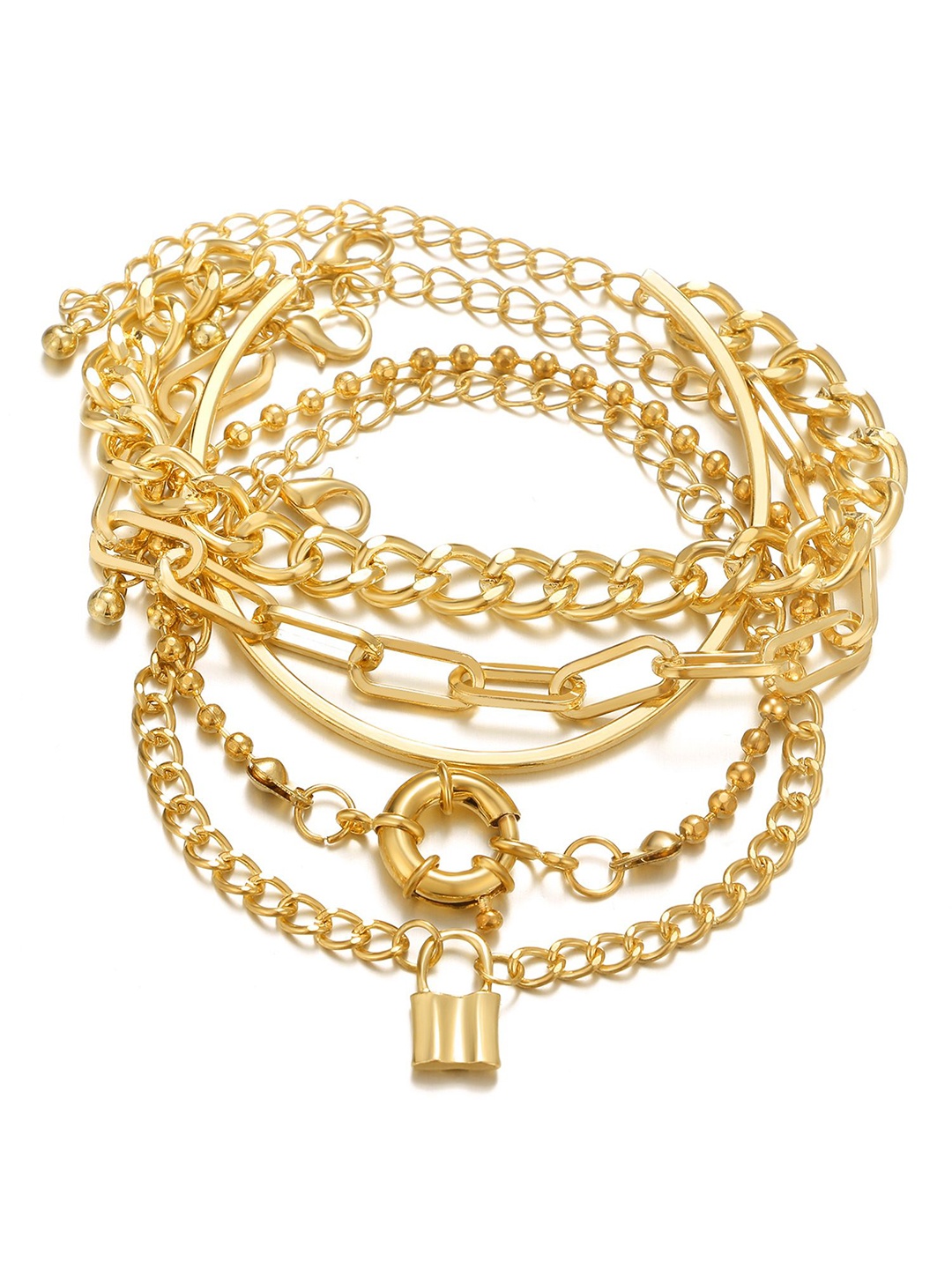 Goho Multistrand Chain Bracelet, Gold