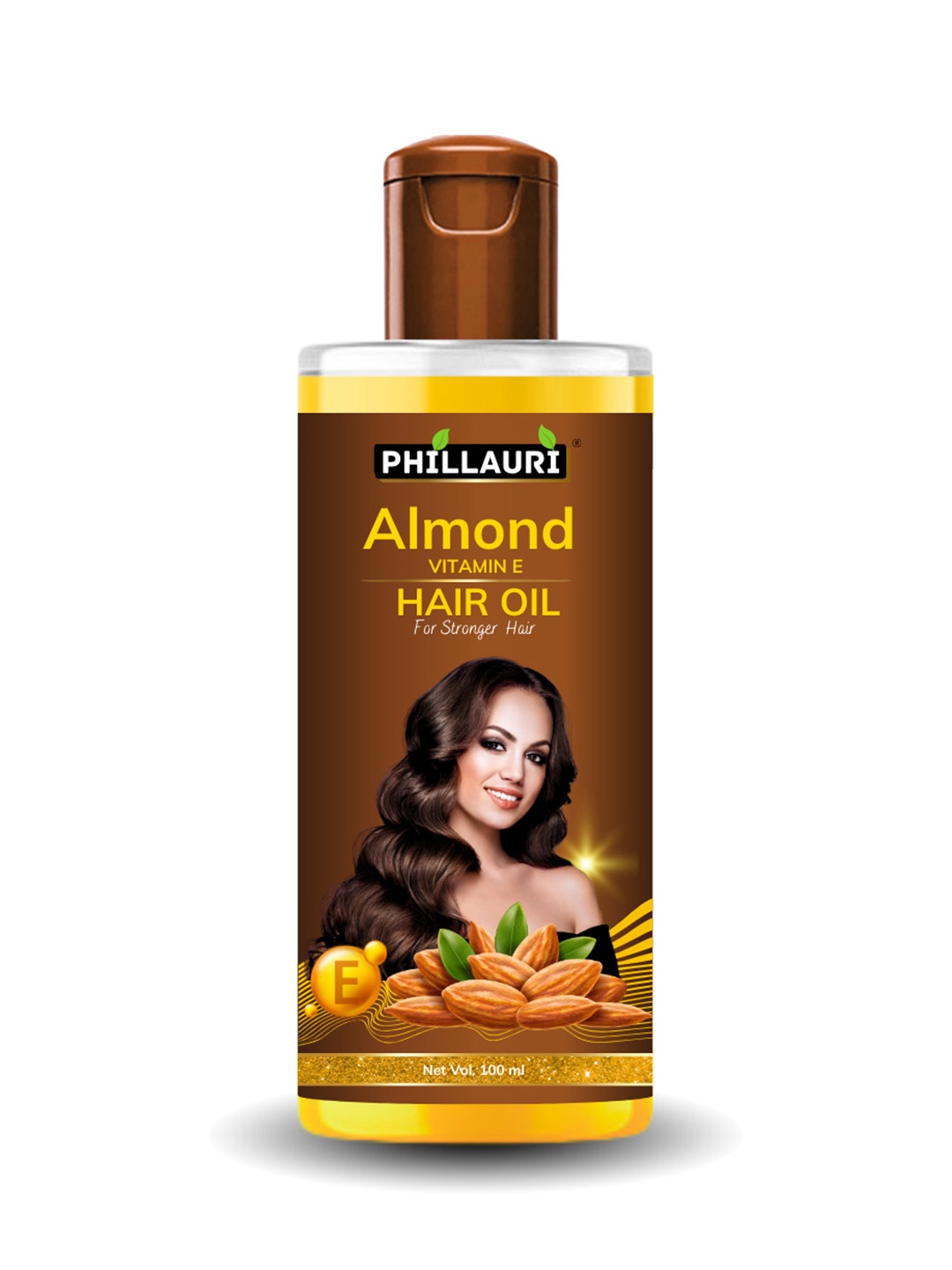 

Phillauri Almond Hair Oil - 100 ml, Brown