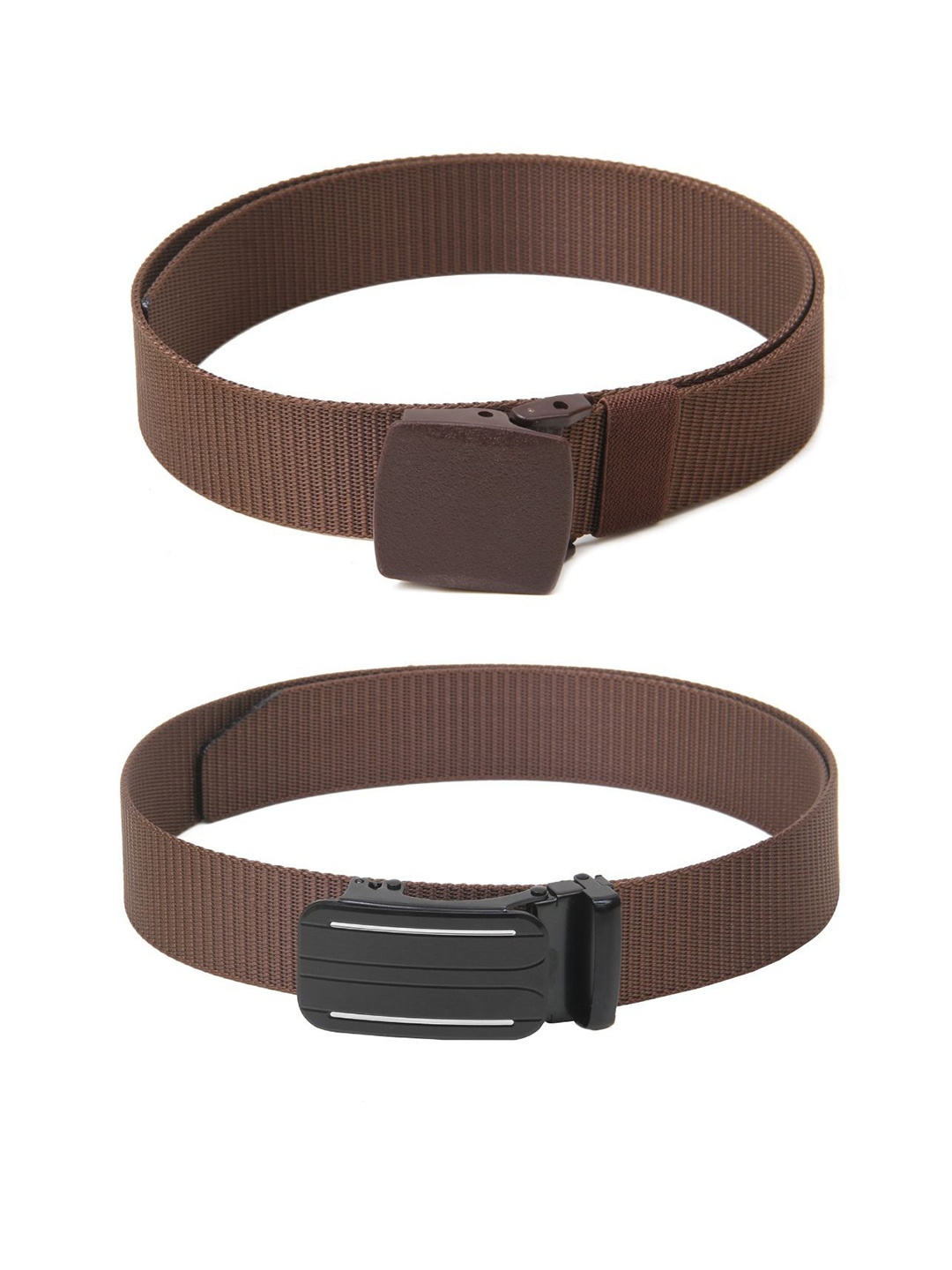 

Calvadoss Girls Set of 2 Textured Belt, Brown