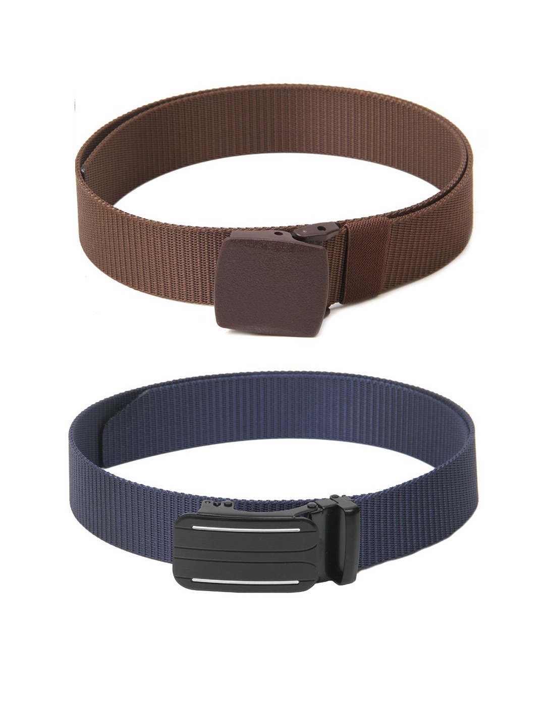 

Calvadoss Girls Set of 2 Textured Belt, Brown