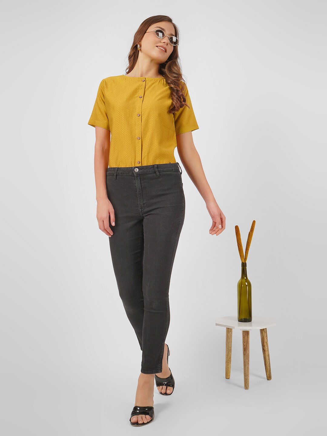 

Kinjo Cotton Top, Green