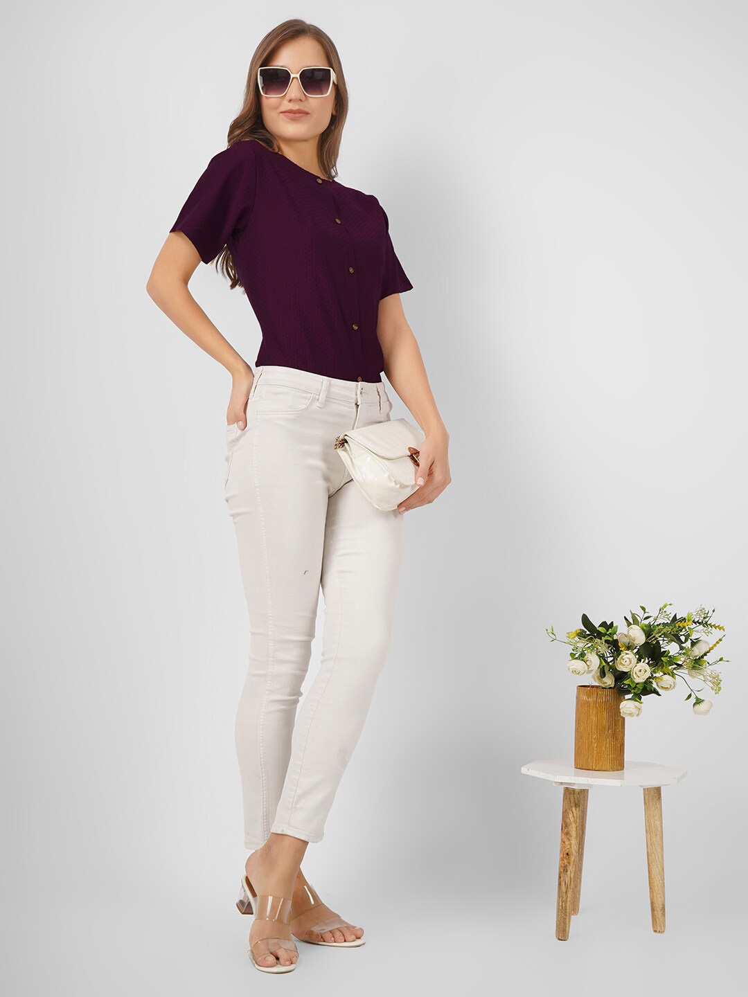 

Kinjo Cotton Top, Purple