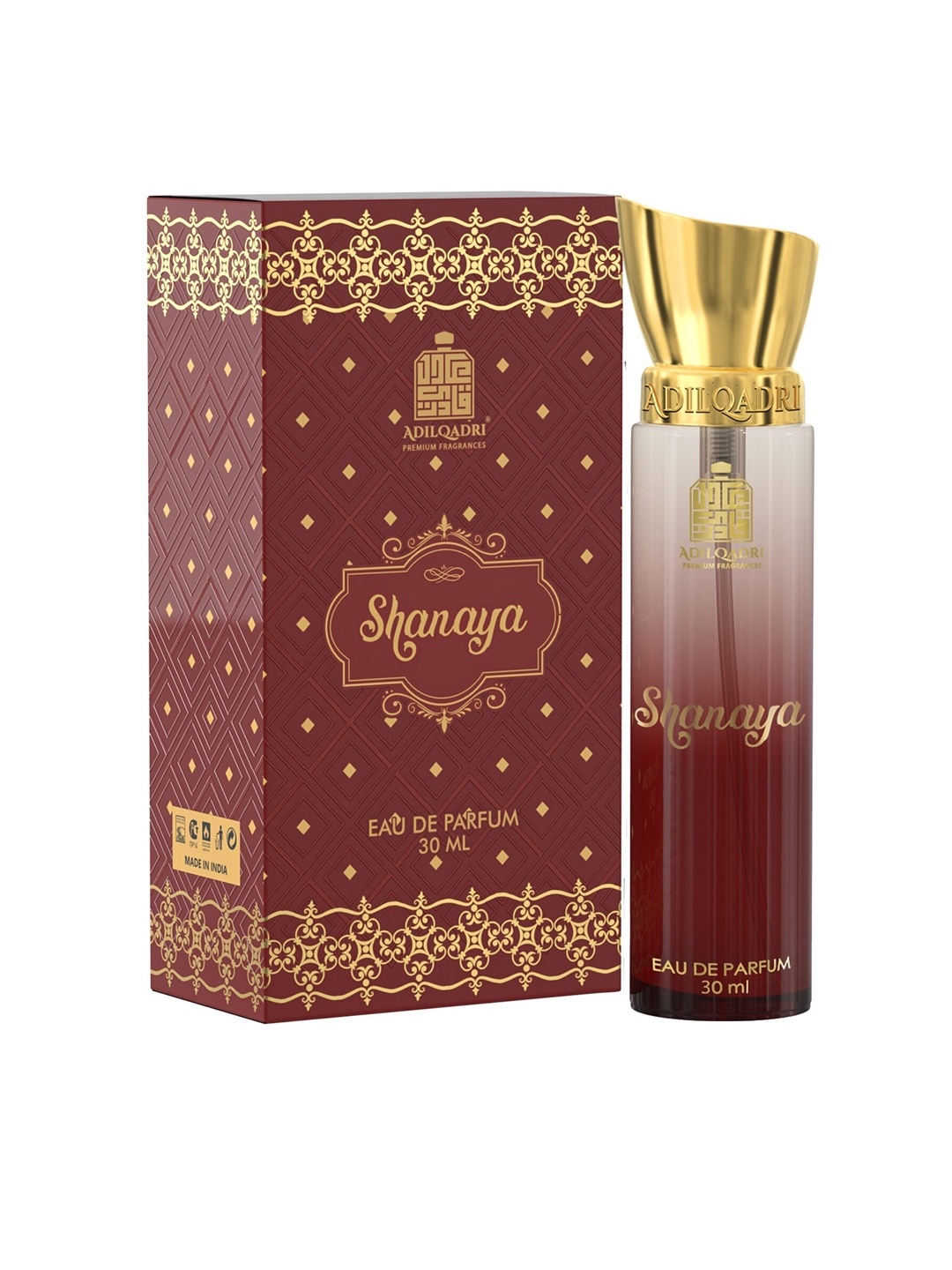 

ADILQADRI Shanaya Arabic & French Blend Long Lasting Eau De Parfum -30ml, Red