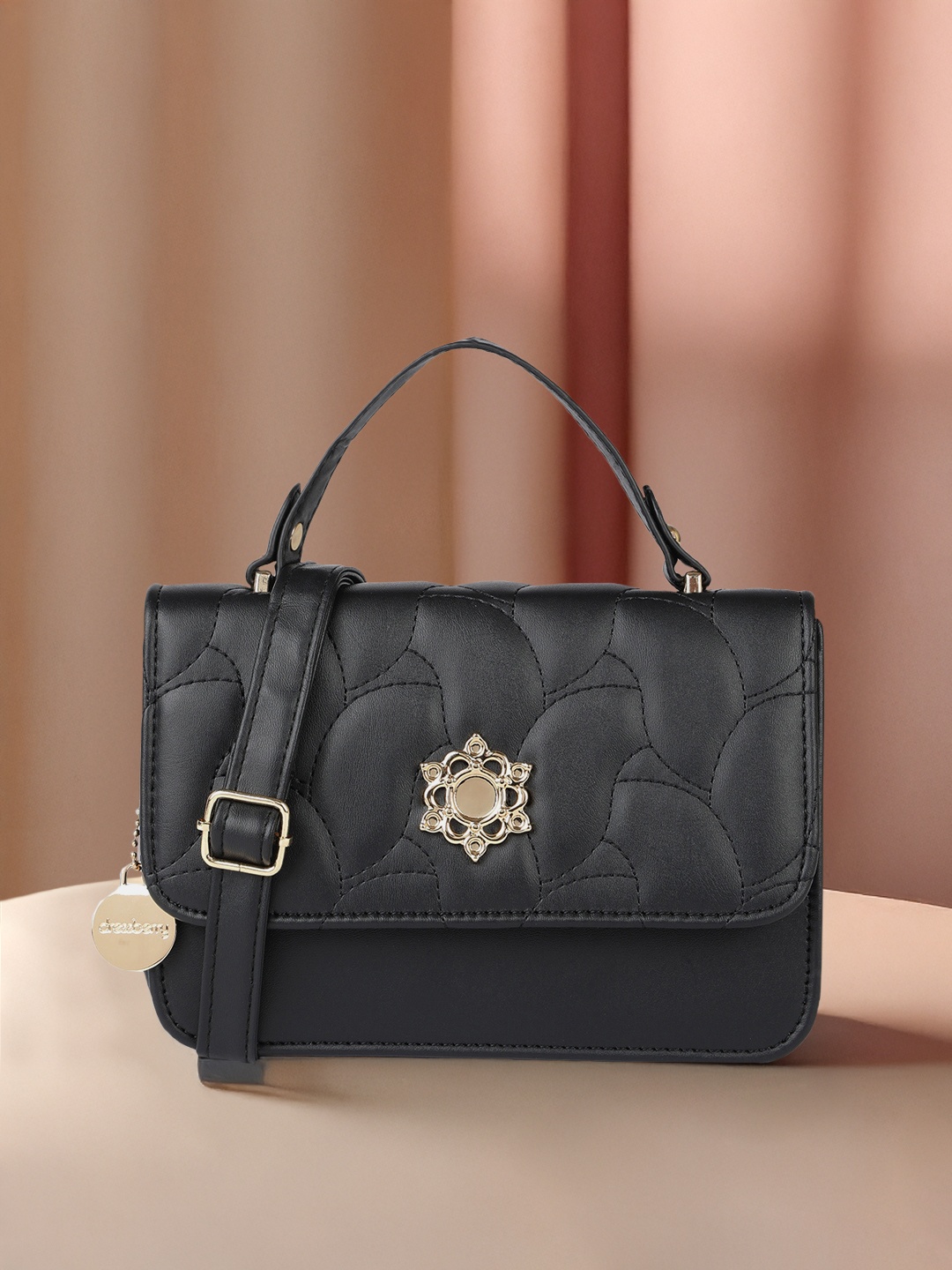 

DressBerry Structured Handheld Bag, Black