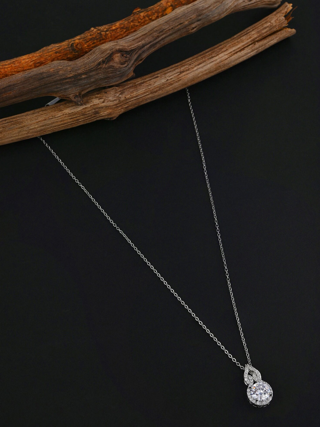 

E2O Gold-Plated Layered Necklace, Silver