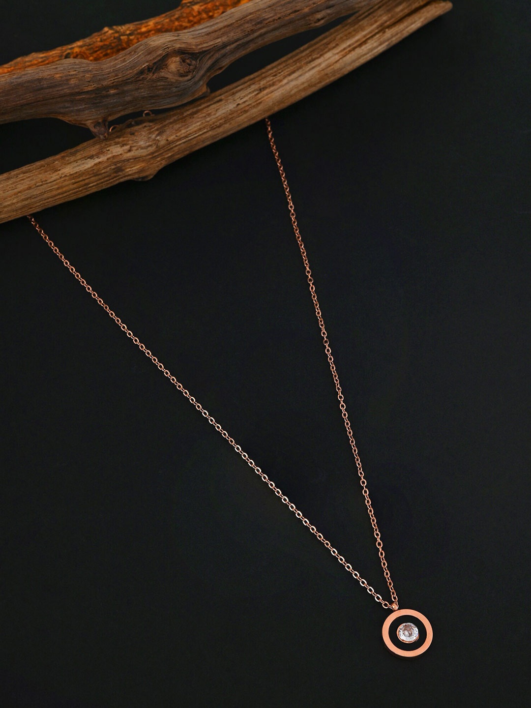 

E2O Gold-Plated Layered Necklace, Rose