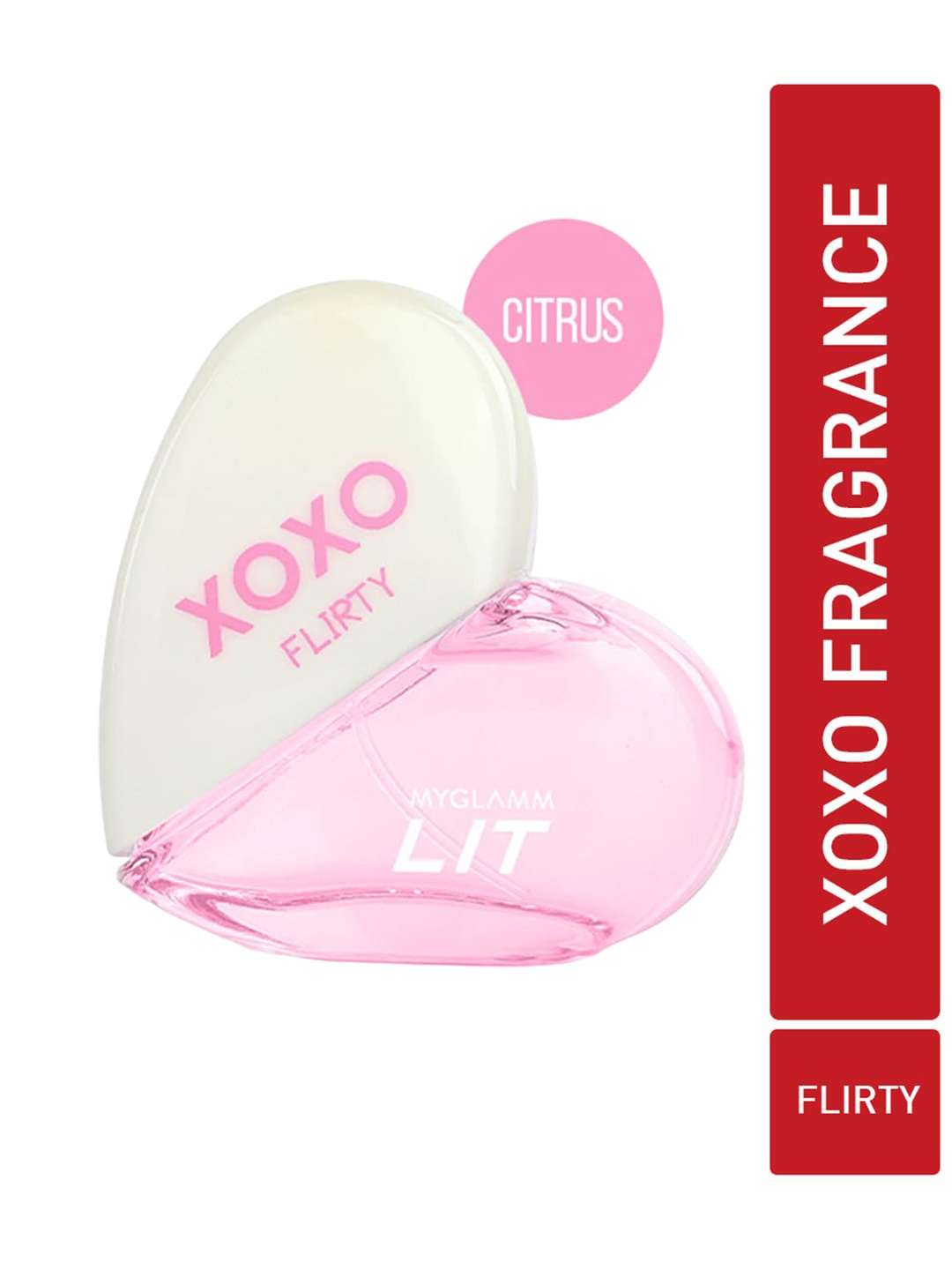 

MyGlamm LIT XOXO Long Lasting Fragrance - Flirty - 25ml, Pink