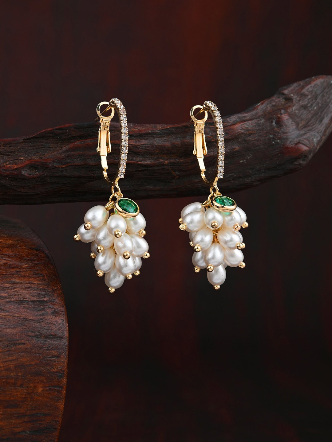 

E2O Gold-Plated Contemporary Drop Earrings
