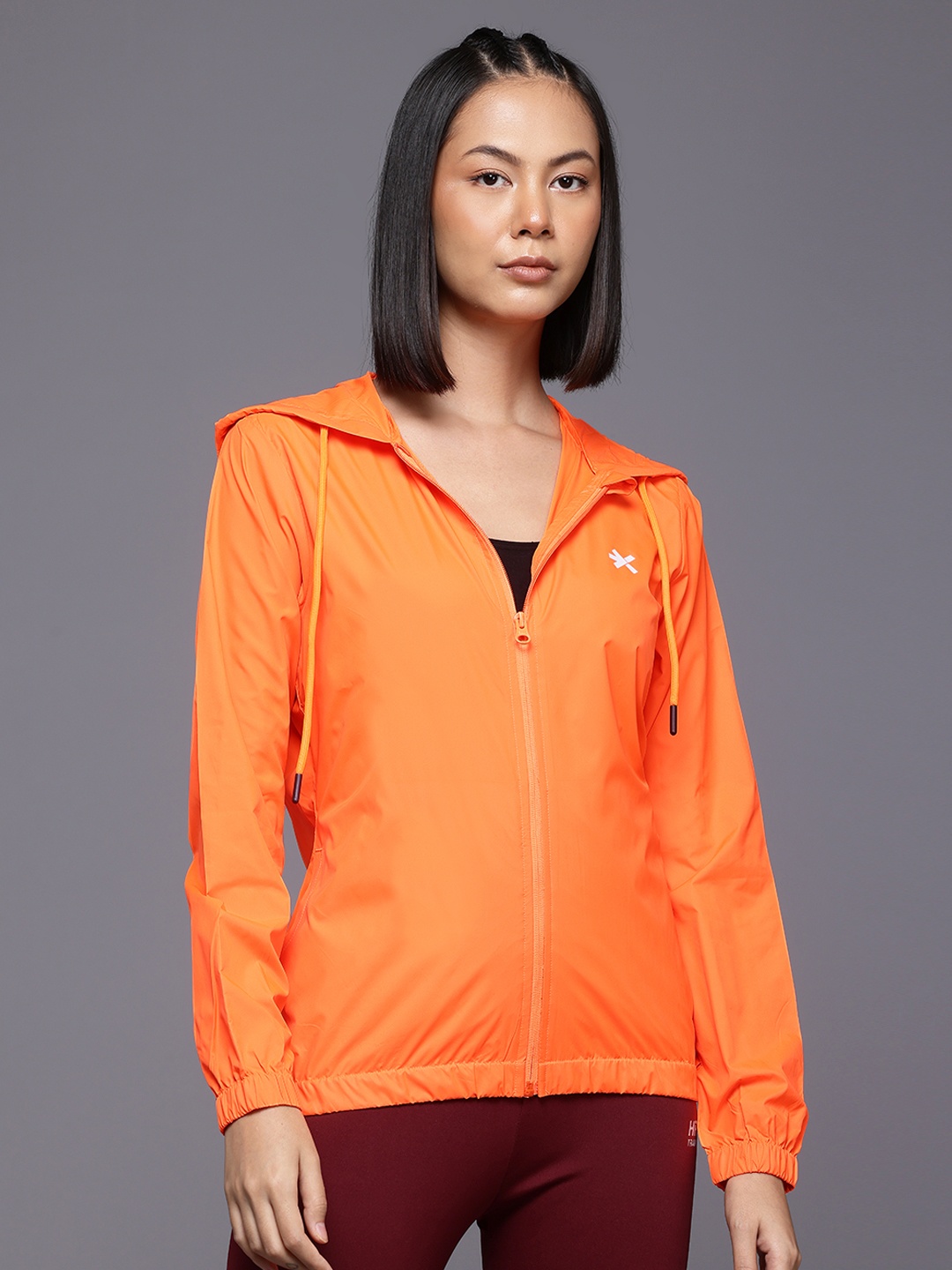 

HRX by Hrithik Roshan Women Gym Jacket, Orange