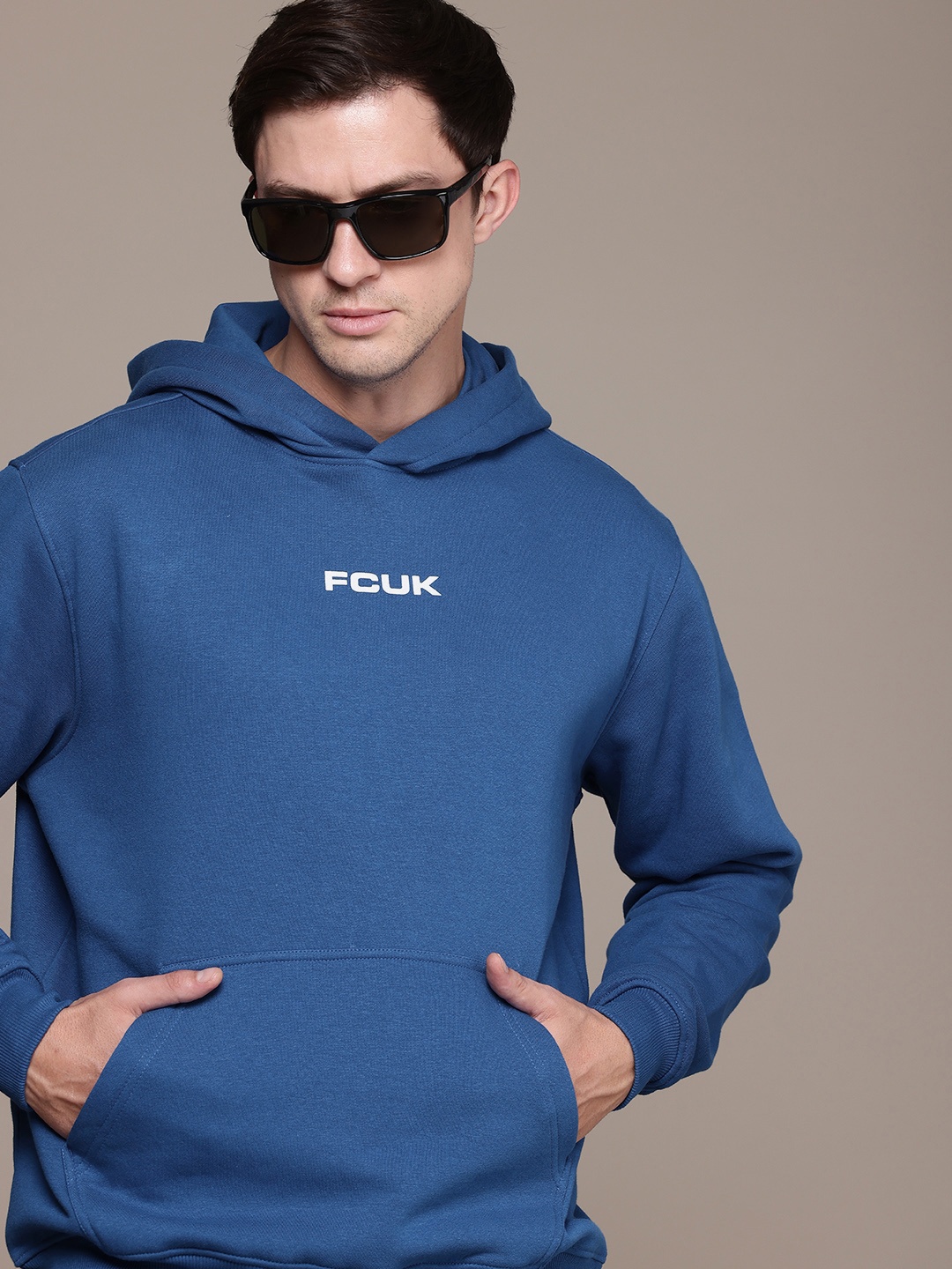 

FCUK Hooded Sweatshirt, Blue