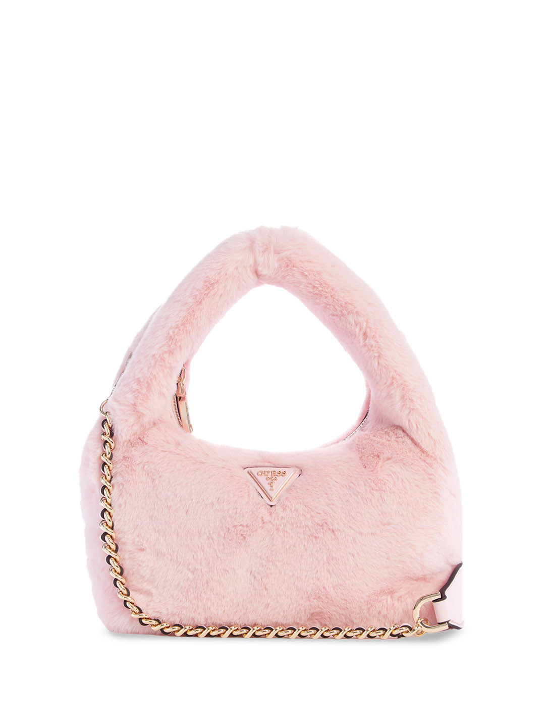 

GUESS Textured Half Moon Shoulder Bag, Pink